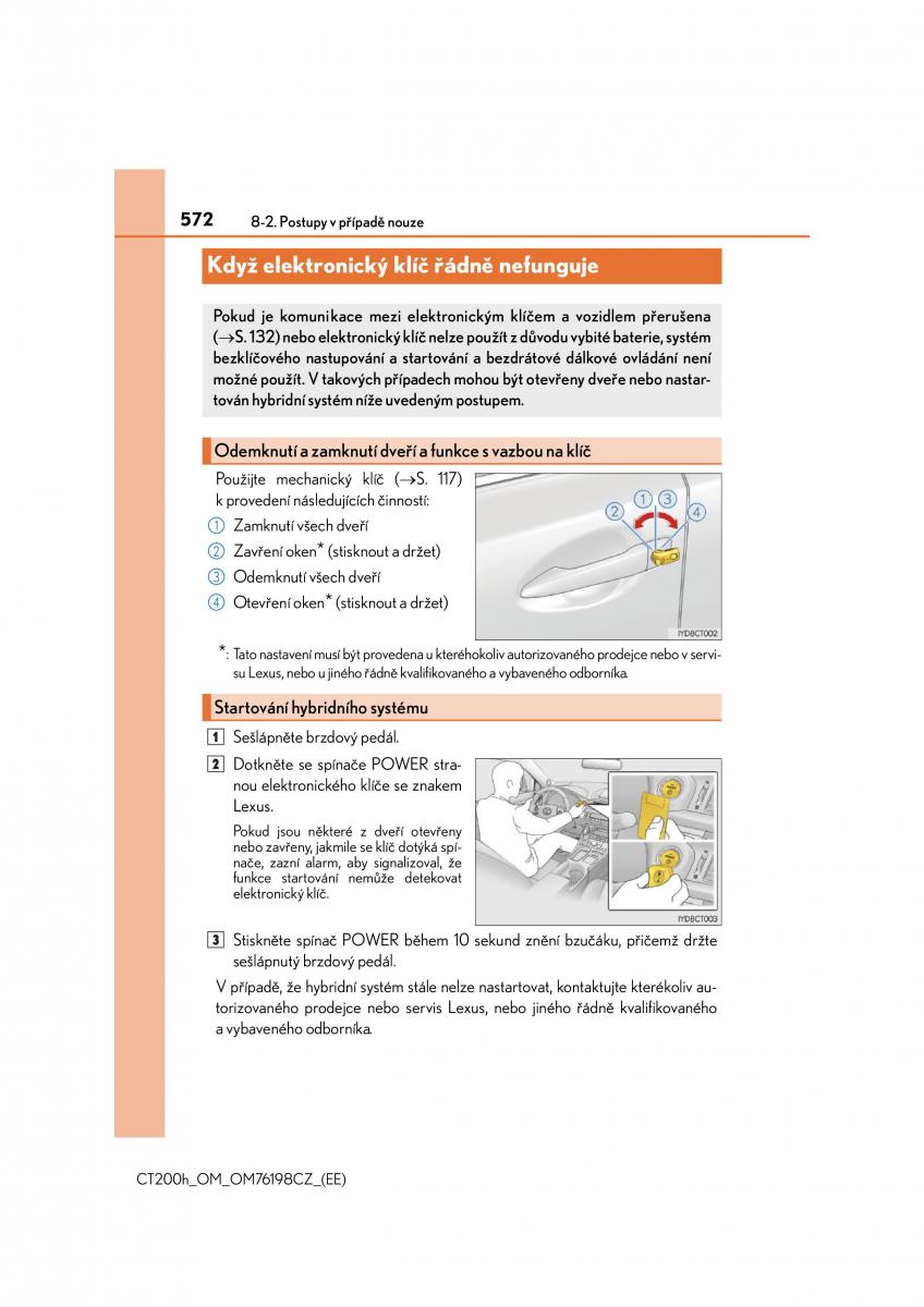 Lexus CT200h navod k obsludze / page 572