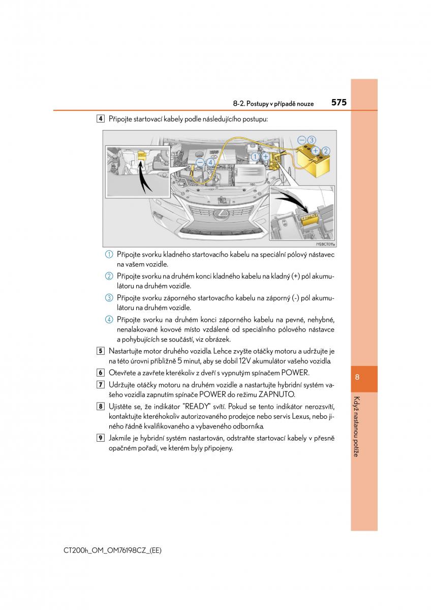 Lexus CT200h navod k obsludze / page 575