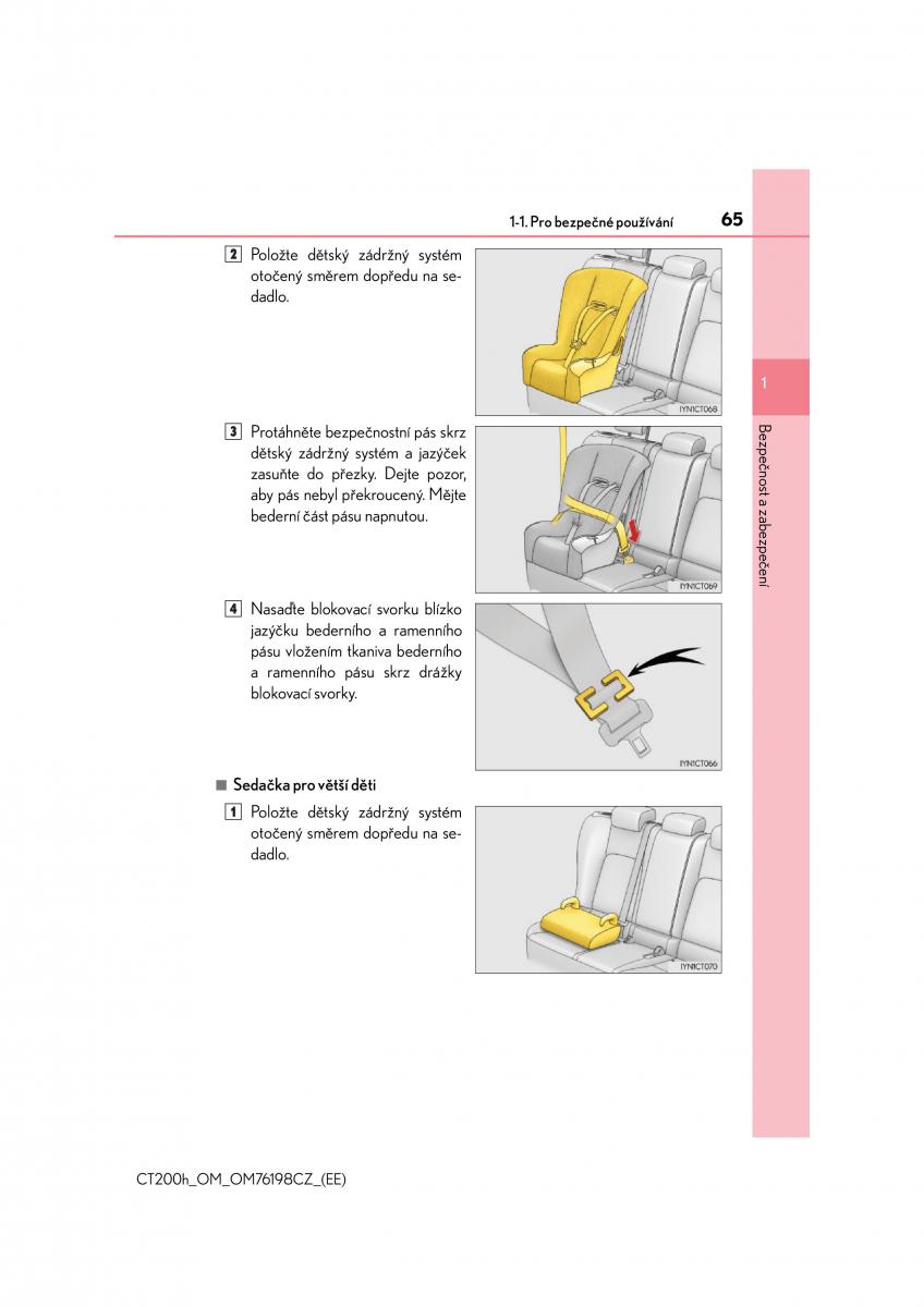 Lexus CT200h navod k obsludze / page 65