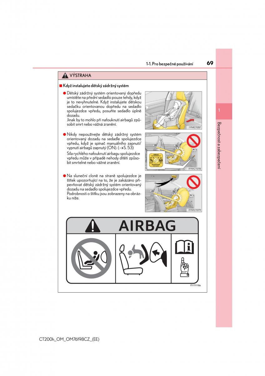 Lexus CT200h navod k obsludze / page 69