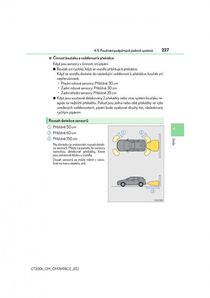 Lexus CT200h navod k obsludze / page 227