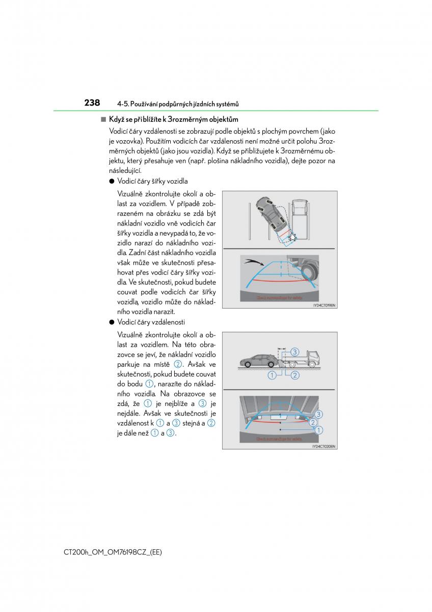 Lexus CT200h navod k obsludze / page 238