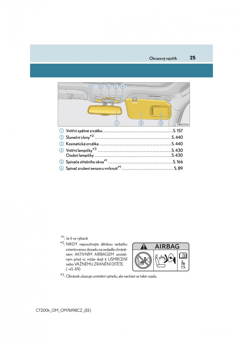 Lexus CT200h navod k obsludze / page 25