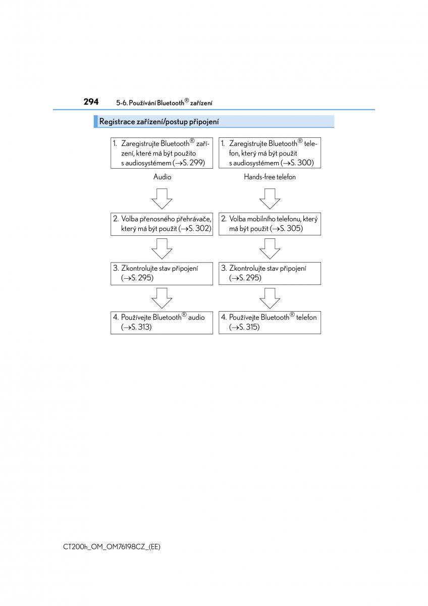 Lexus CT200h navod k obsludze / page 294