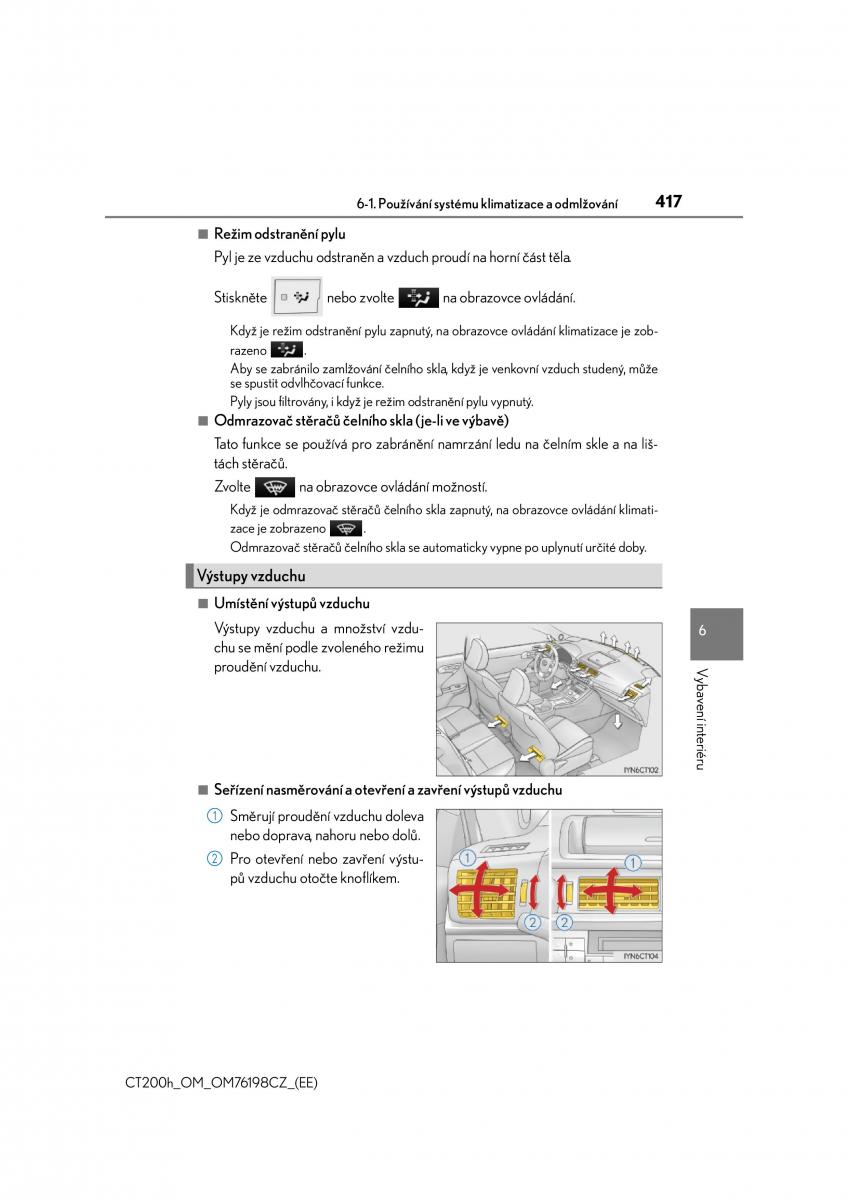 Lexus CT200h navod k obsludze / page 417