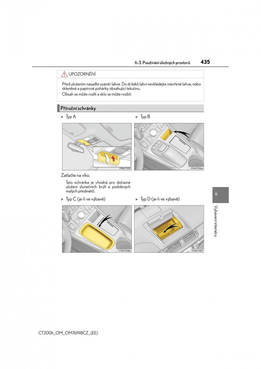 Lexus CT200h navod k obsludze / page 435