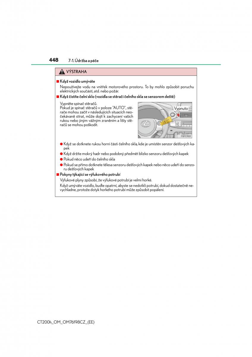 Lexus CT200h navod k obsludze / page 448