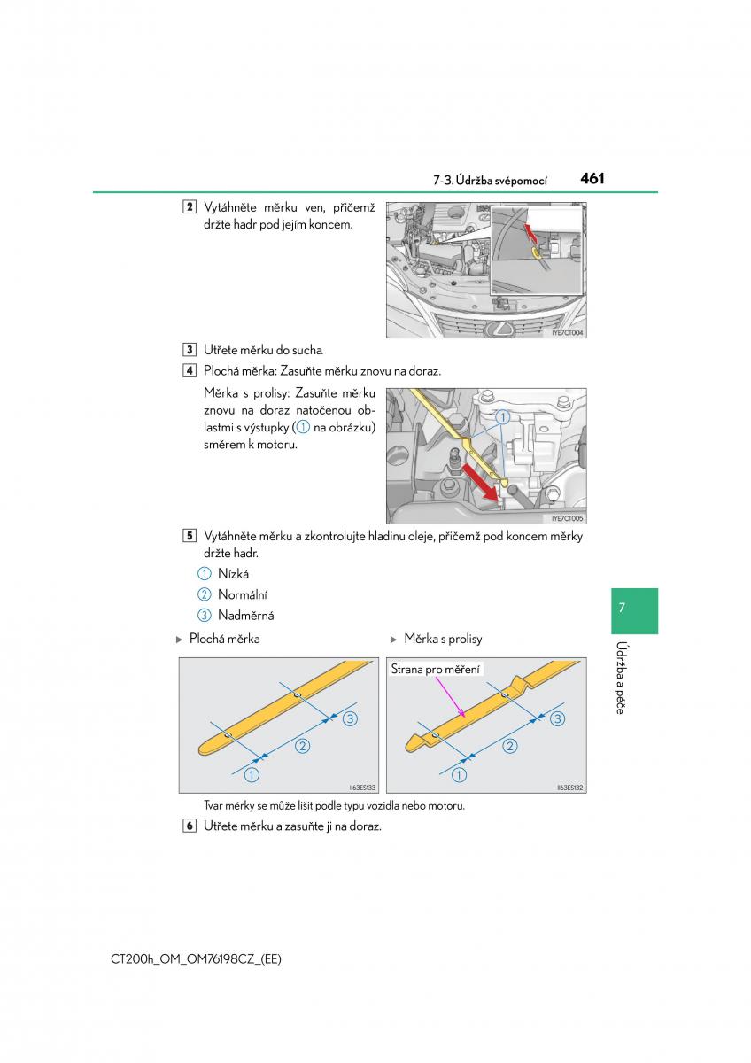 Lexus CT200h navod k obsludze / page 461