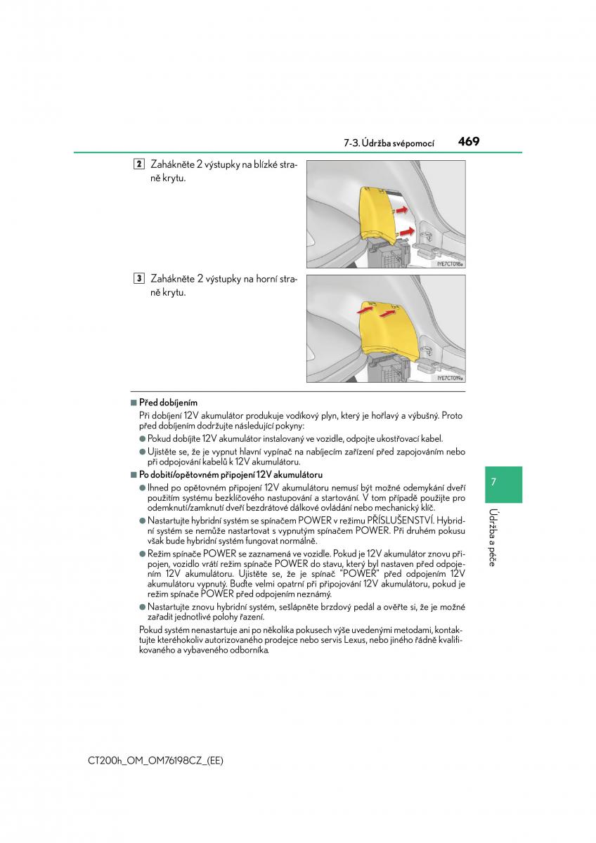 Lexus CT200h navod k obsludze / page 469