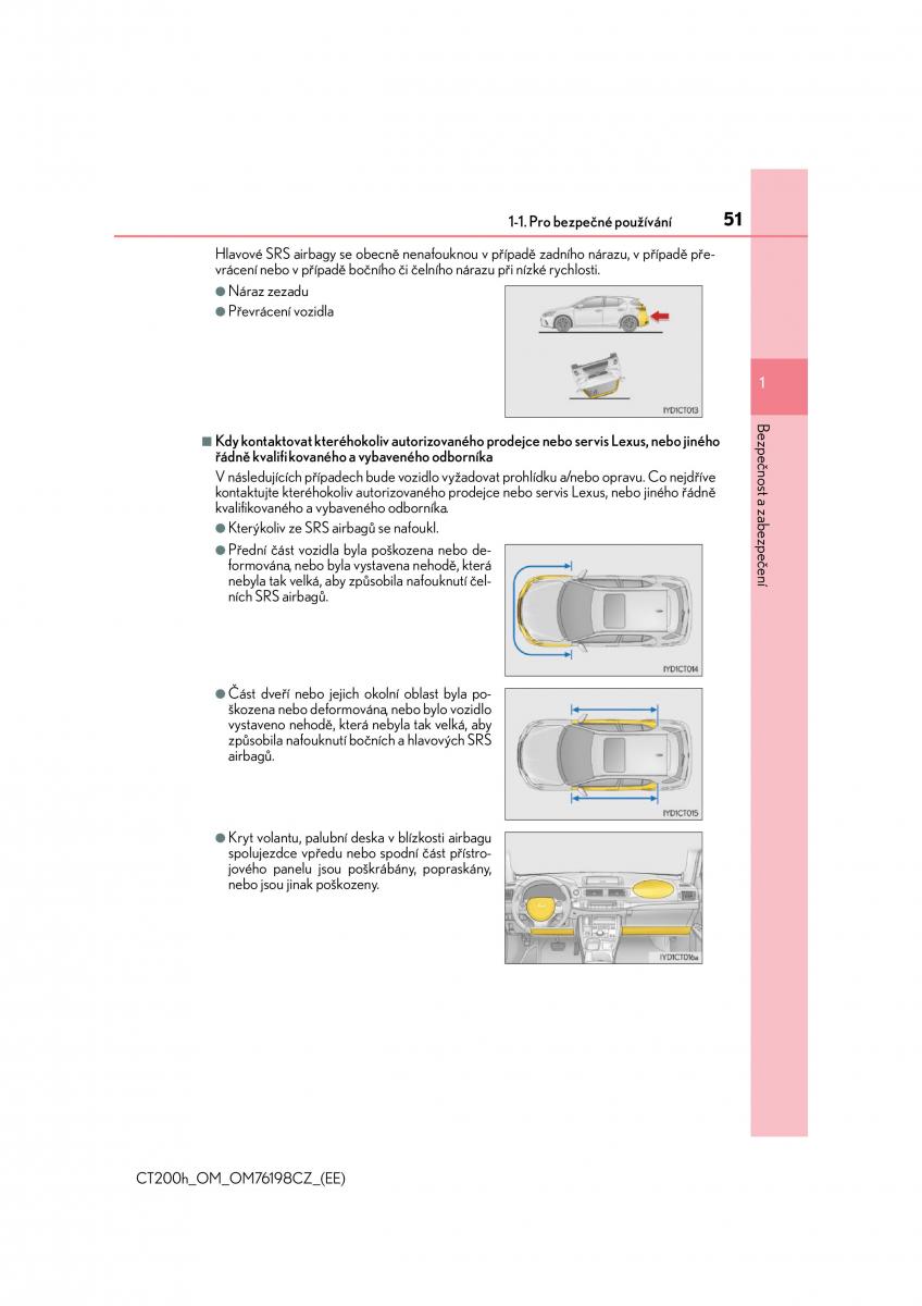 Lexus CT200h navod k obsludze / page 51