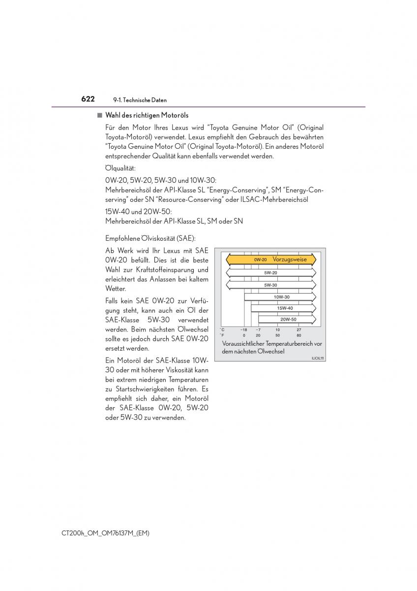 Lexus CT200h Handbuch / page 622