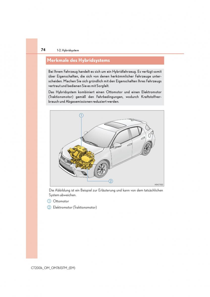 Lexus CT200h Handbuch / page 74