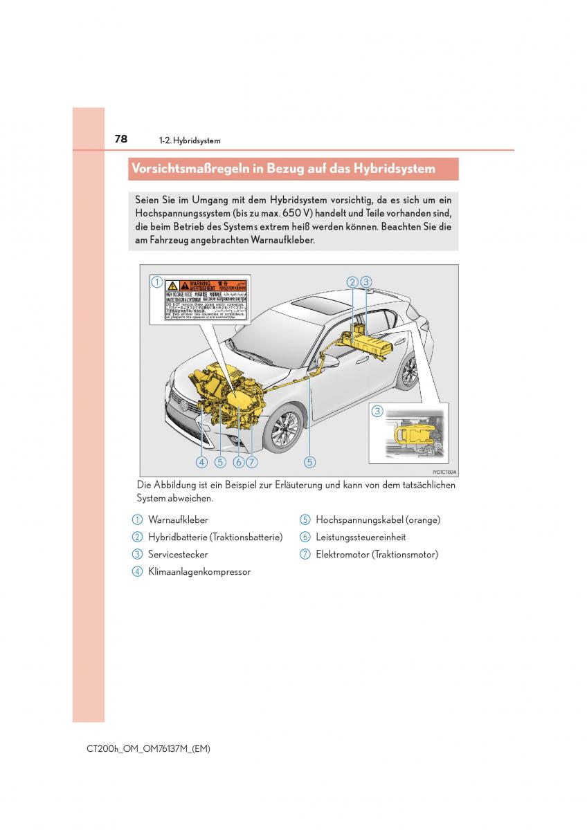 Lexus CT200h Handbuch / page 78