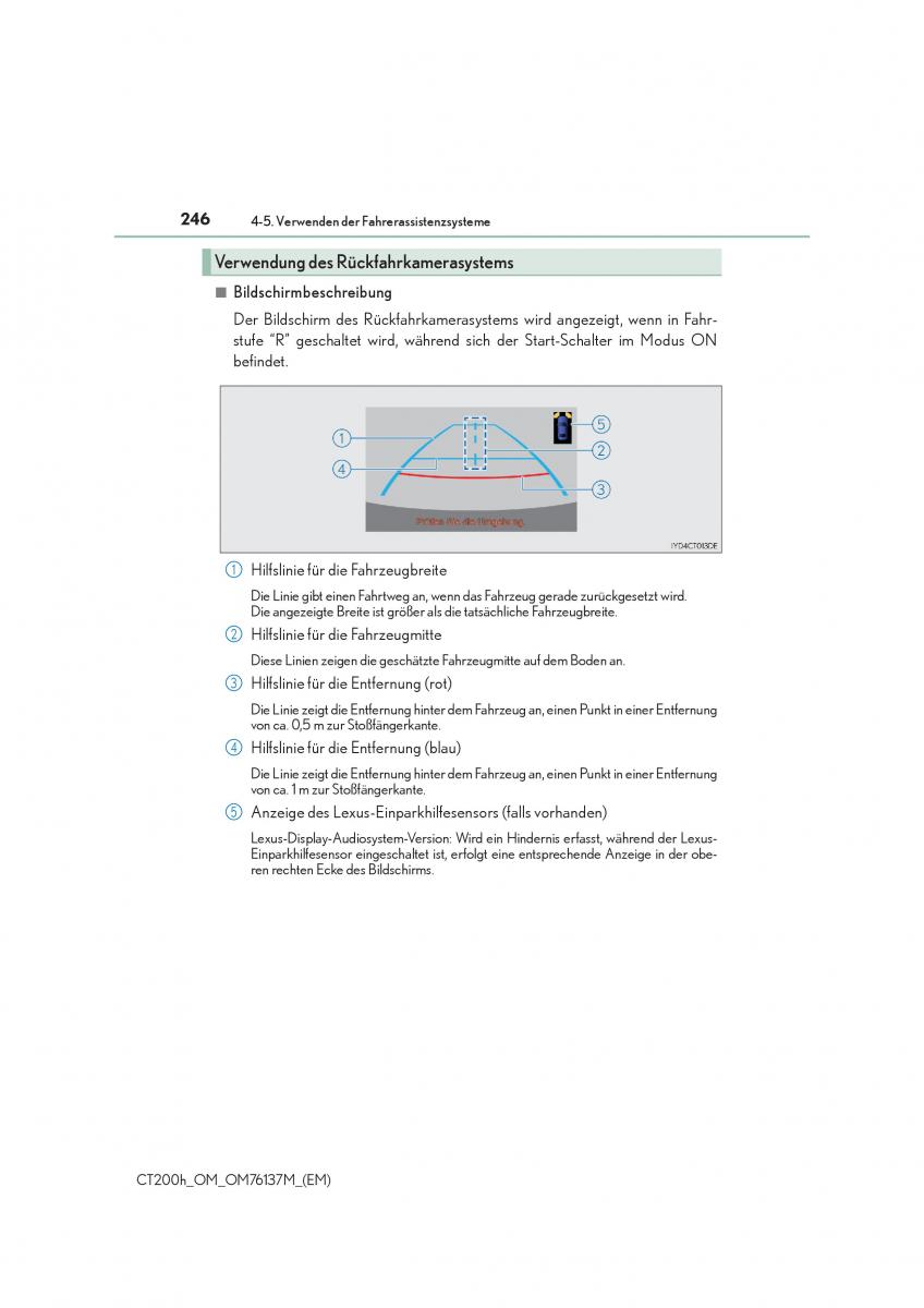 Lexus CT200h Handbuch / page 246