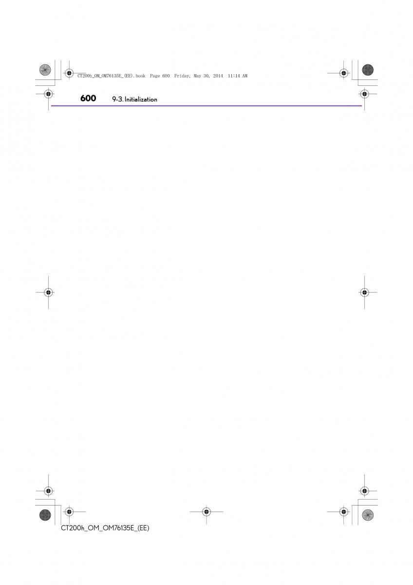 Lexus CT200h owners manual / page 600