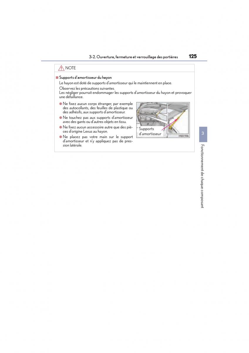 Lexus CT200h manuel du proprietaire / page 127