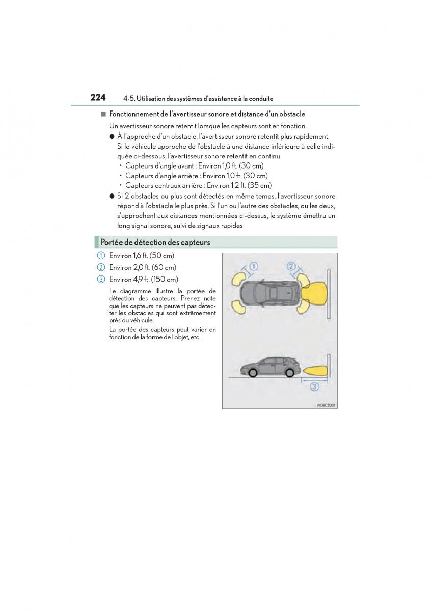 Lexus CT200h manuel du proprietaire / page 226