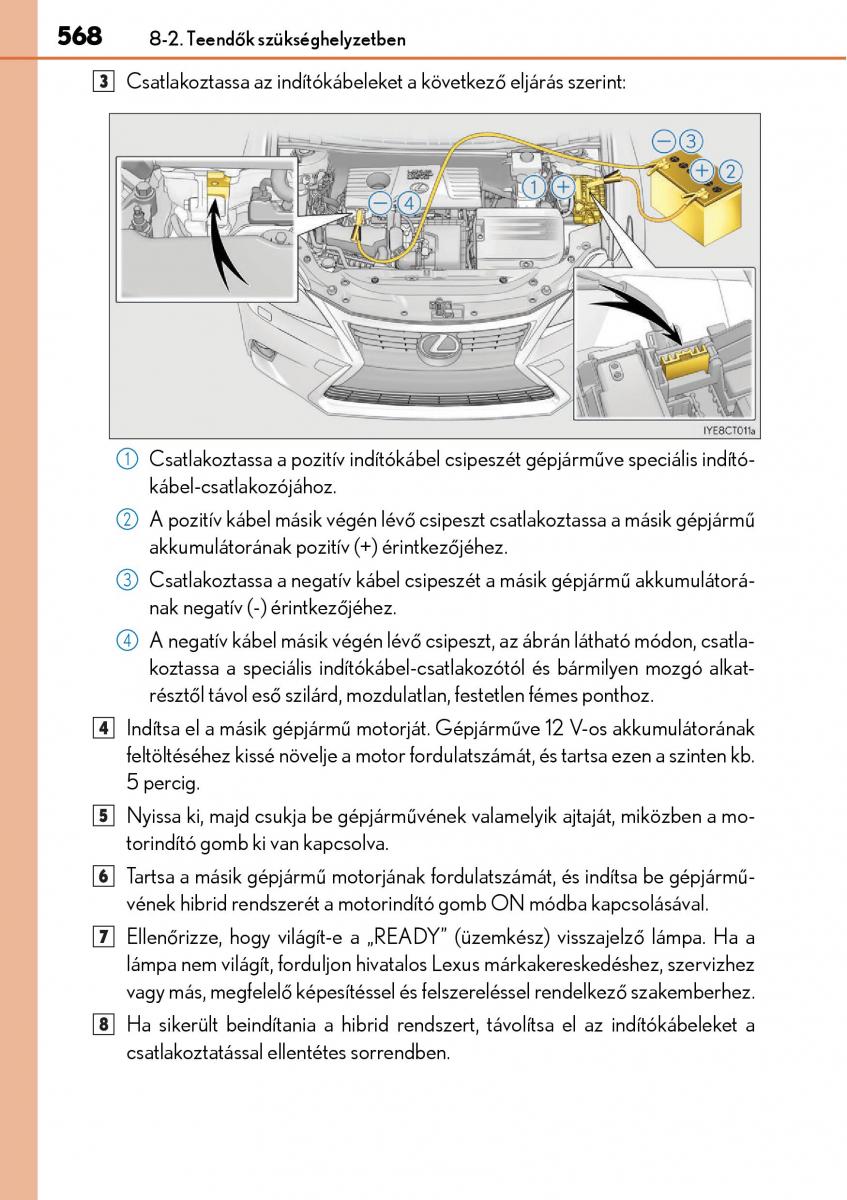 Lexus CT200h Kezelesi utmutato / page 568