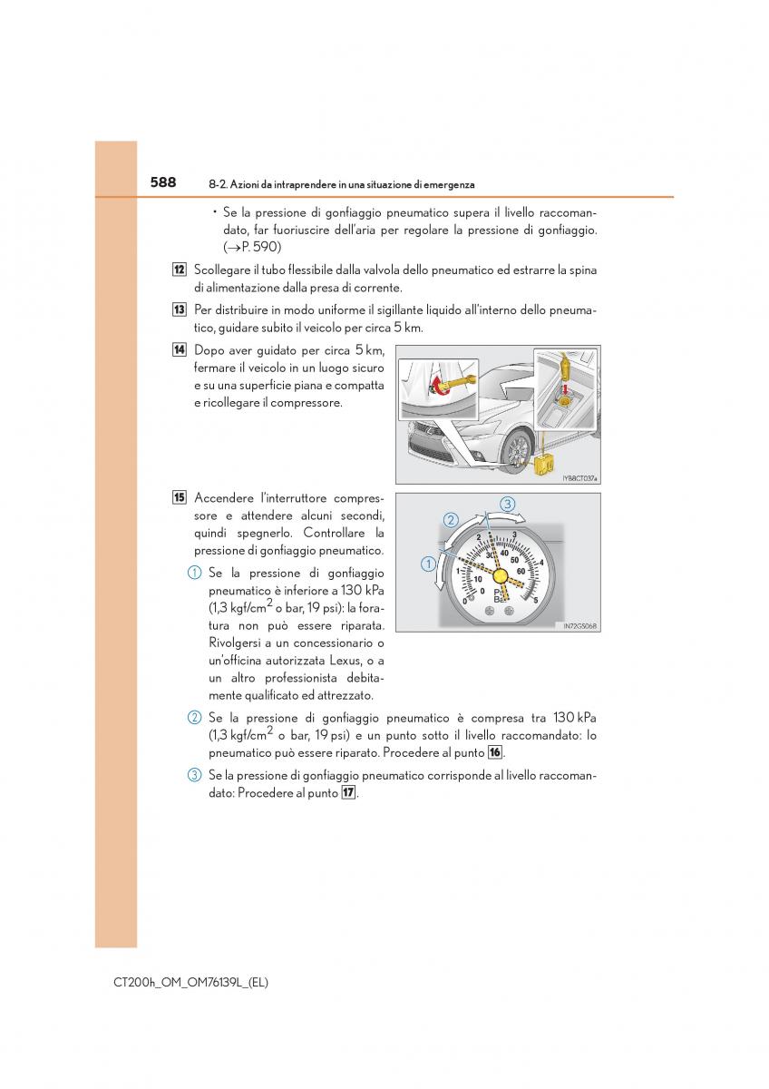 Lexus CT200h manuale del proprietario / page 588