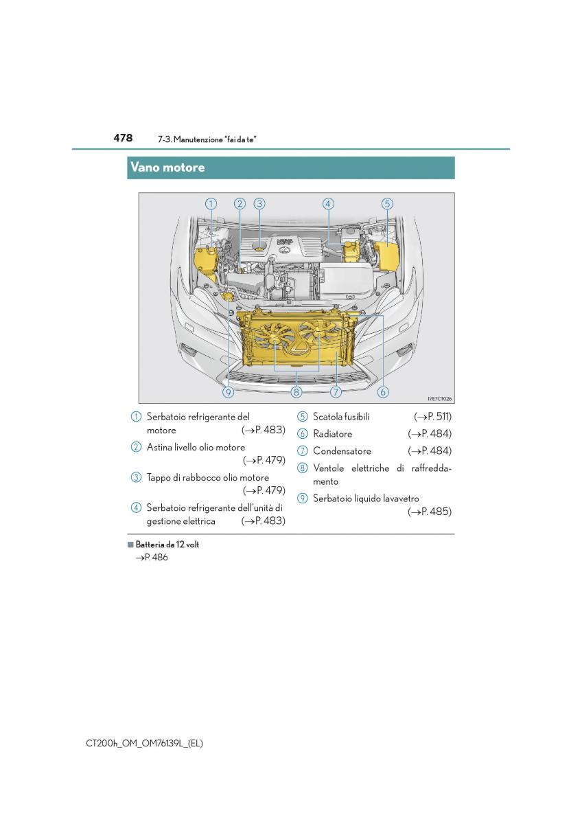 Lexus CT200h manuale del proprietario / page 478