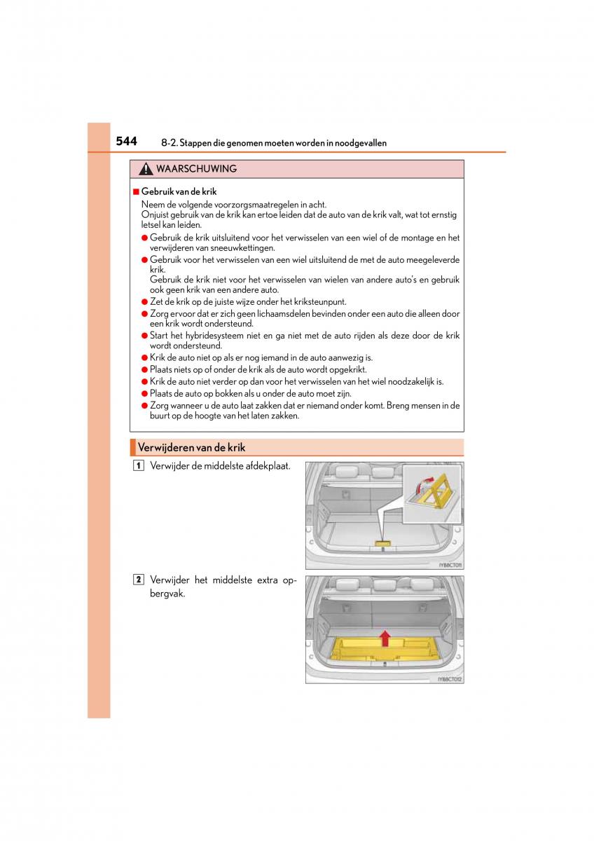 Lexus CT200h handleiding / page 544