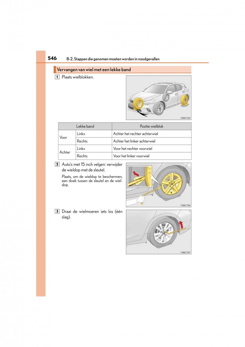 Lexus CT200h handleiding / page 546