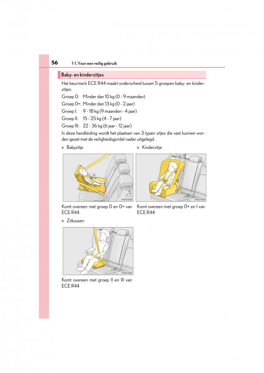 Lexus CT200h handleiding / page 56