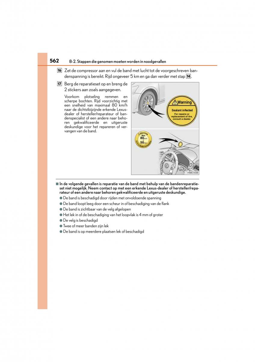 Lexus CT200h handleiding / page 562