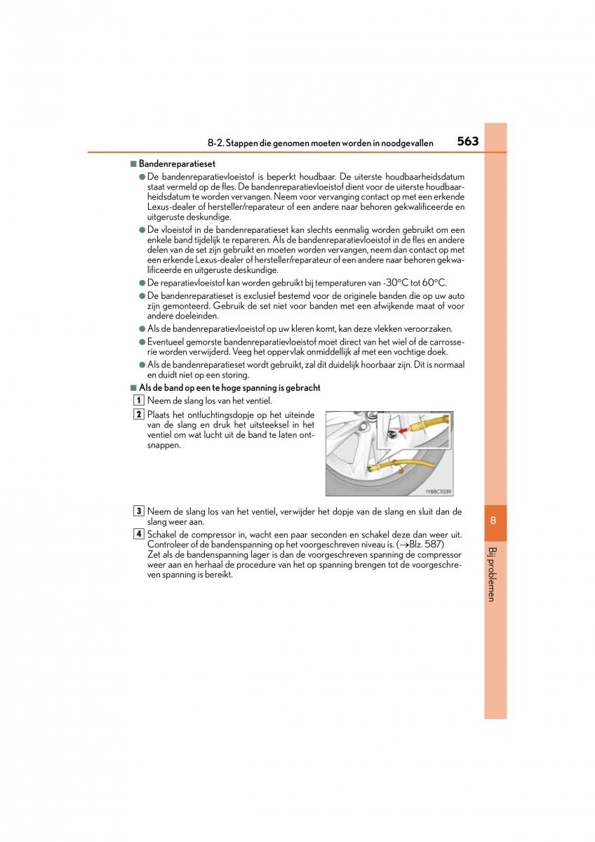 Lexus CT200h handleiding / page 563