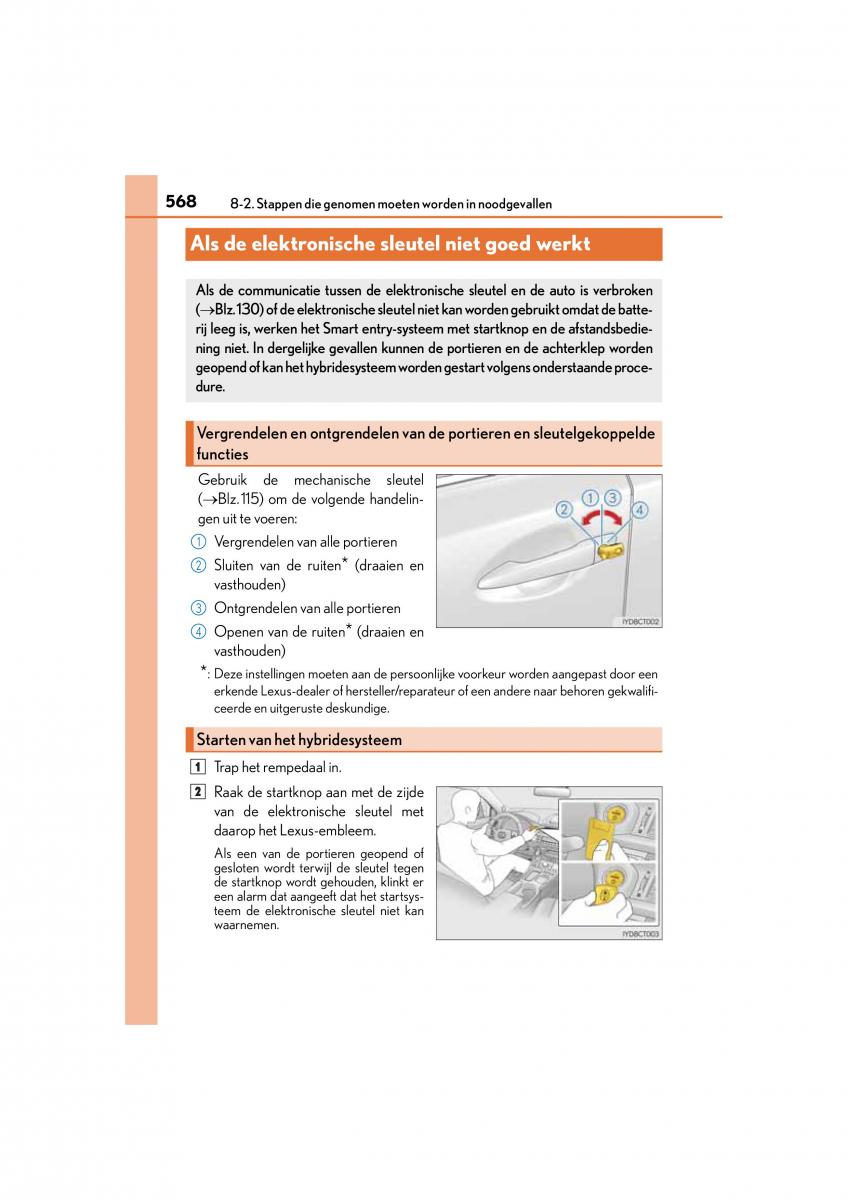 Lexus CT200h handleiding / page 568