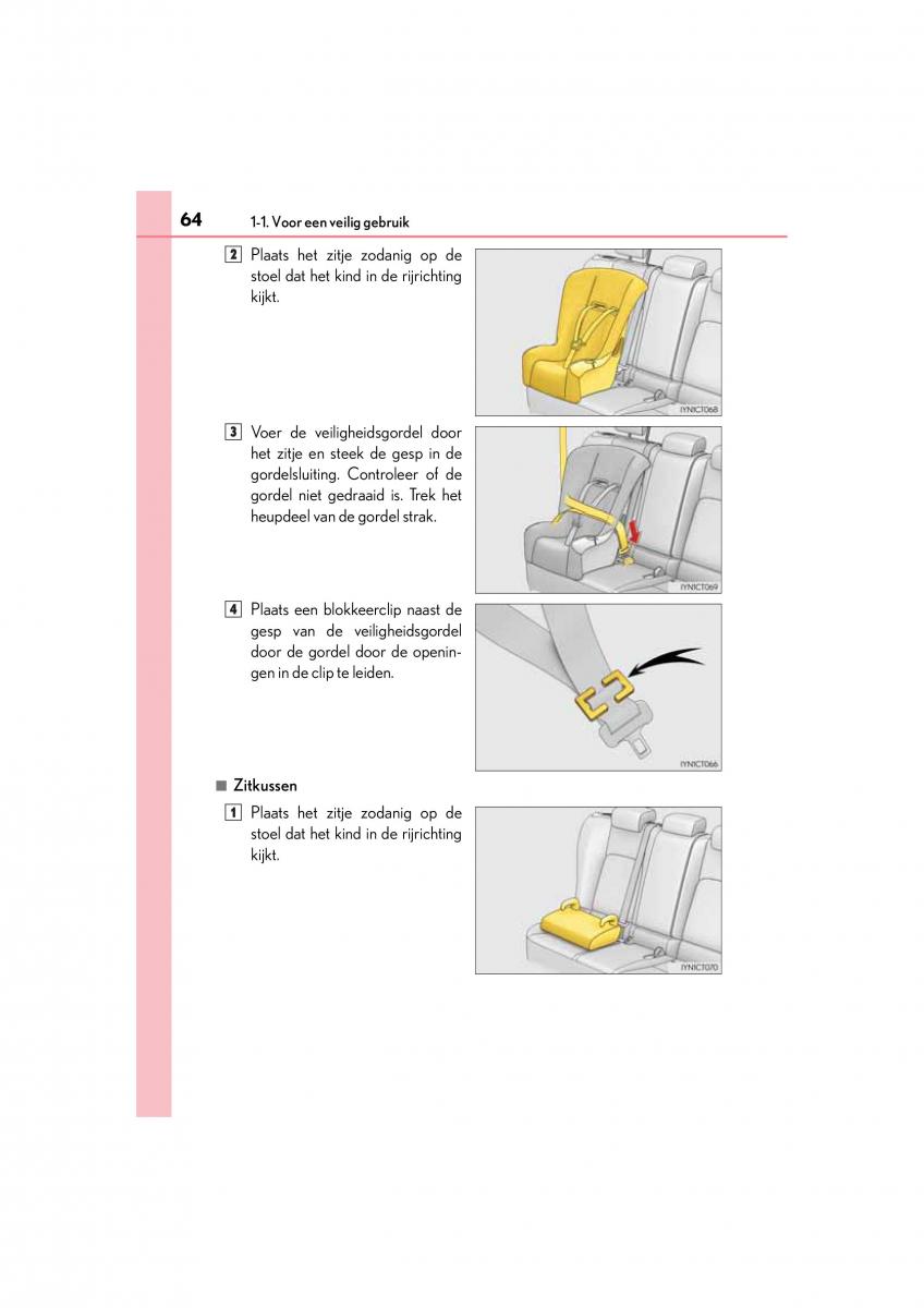 Lexus CT200h handleiding / page 64