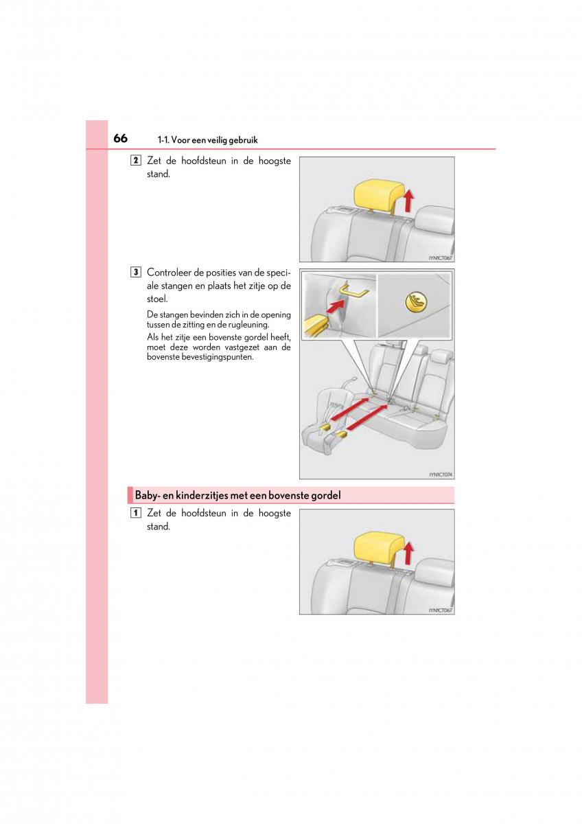 Lexus CT200h handleiding / page 66