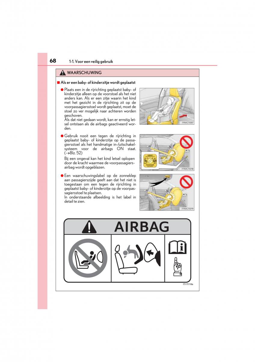 Lexus CT200h handleiding / page 68