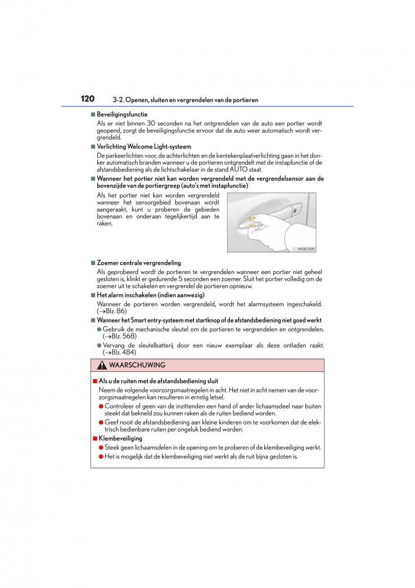 Lexus CT200h handleiding / page 120