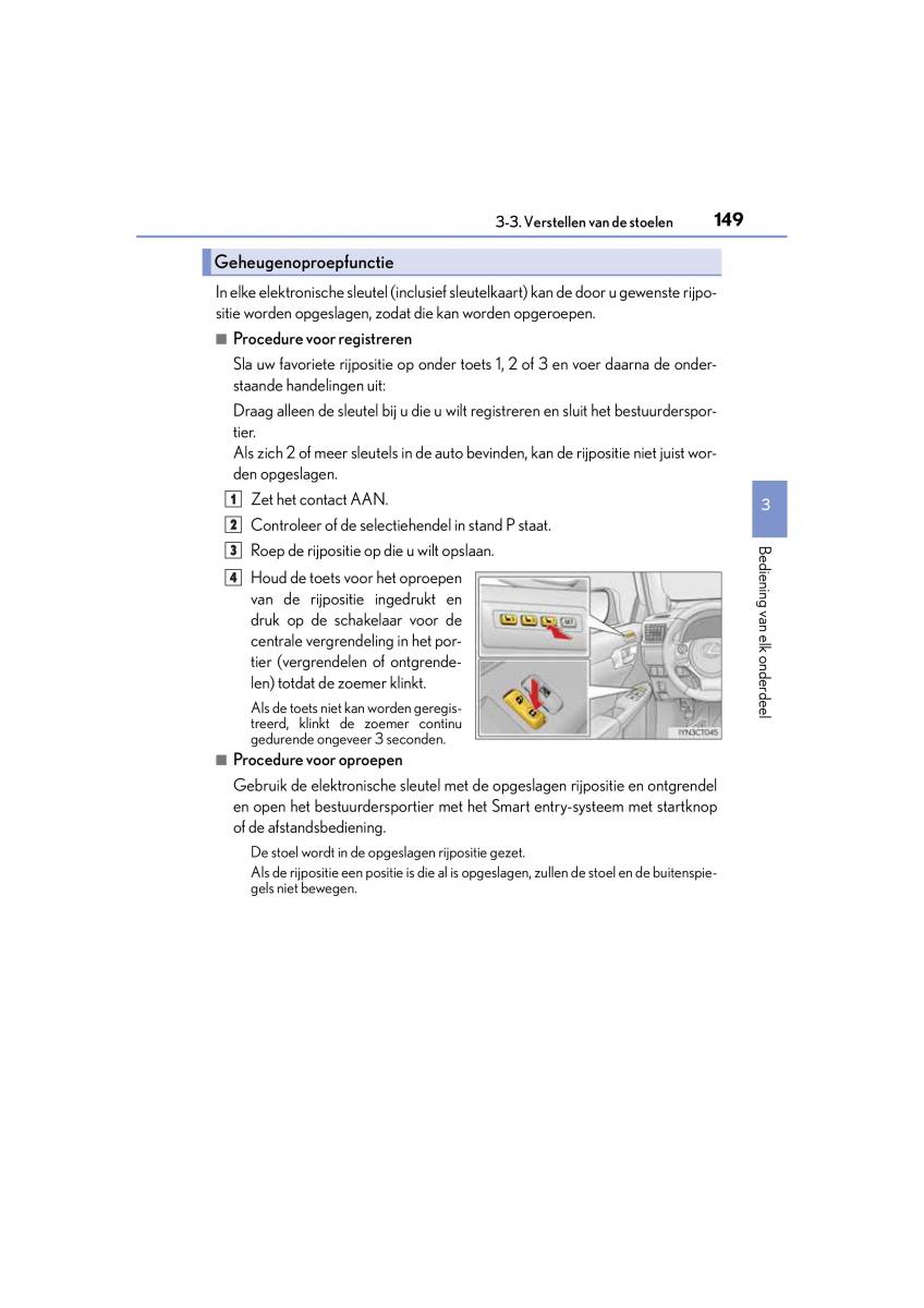 Lexus CT200h handleiding / page 149