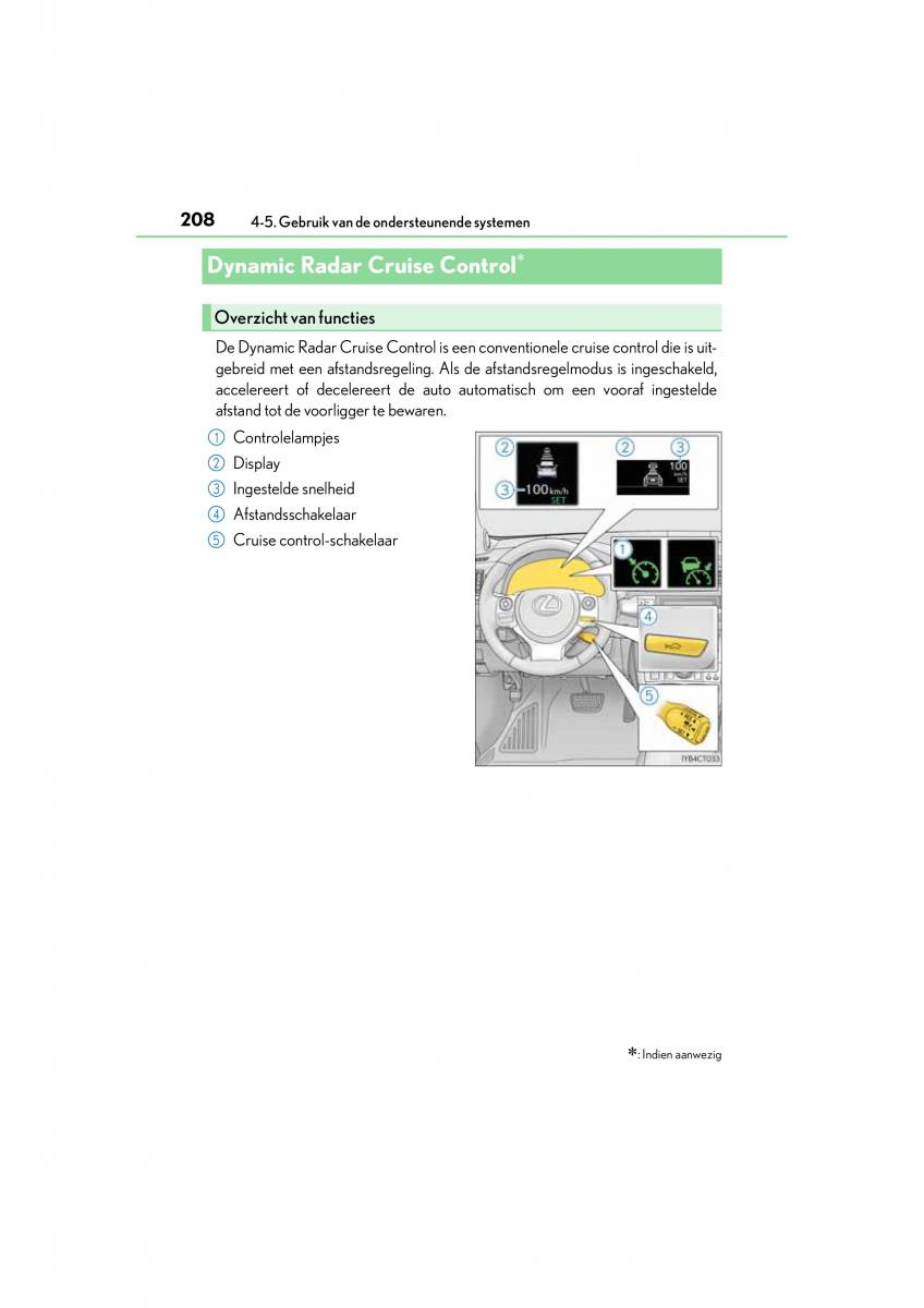 Lexus CT200h handleiding / page 208