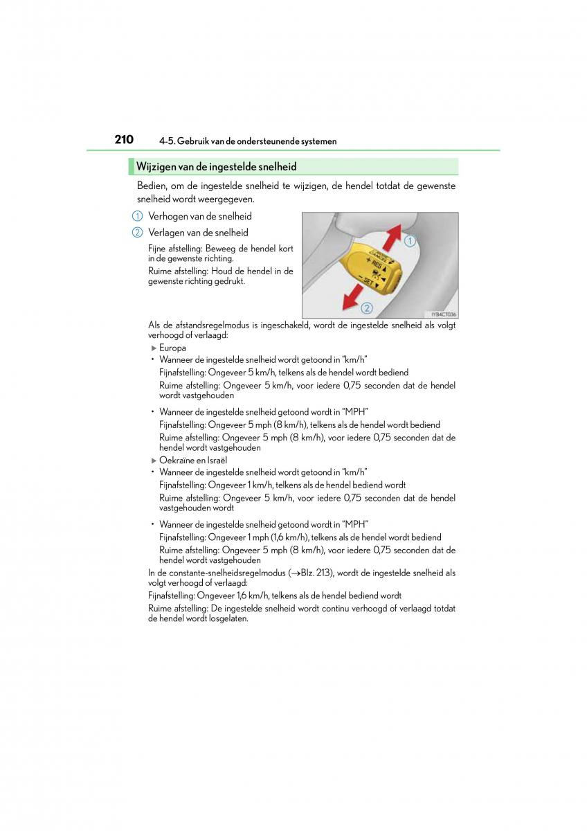 Lexus CT200h handleiding / page 210