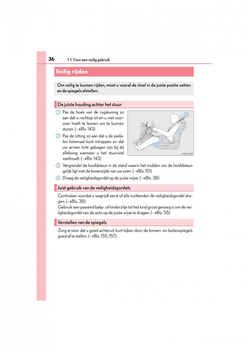 Lexus CT200h handleiding / page 36