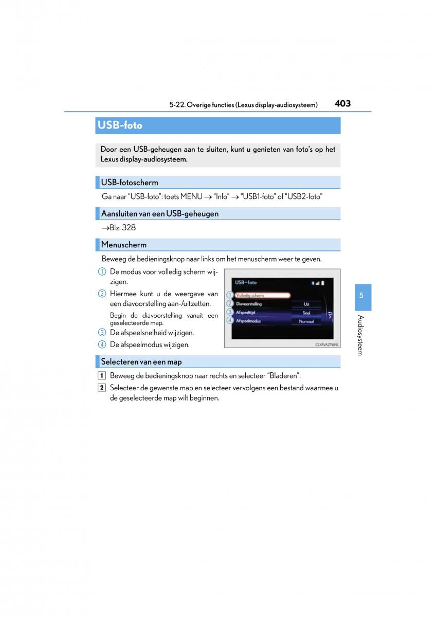 Lexus CT200h handleiding / page 403