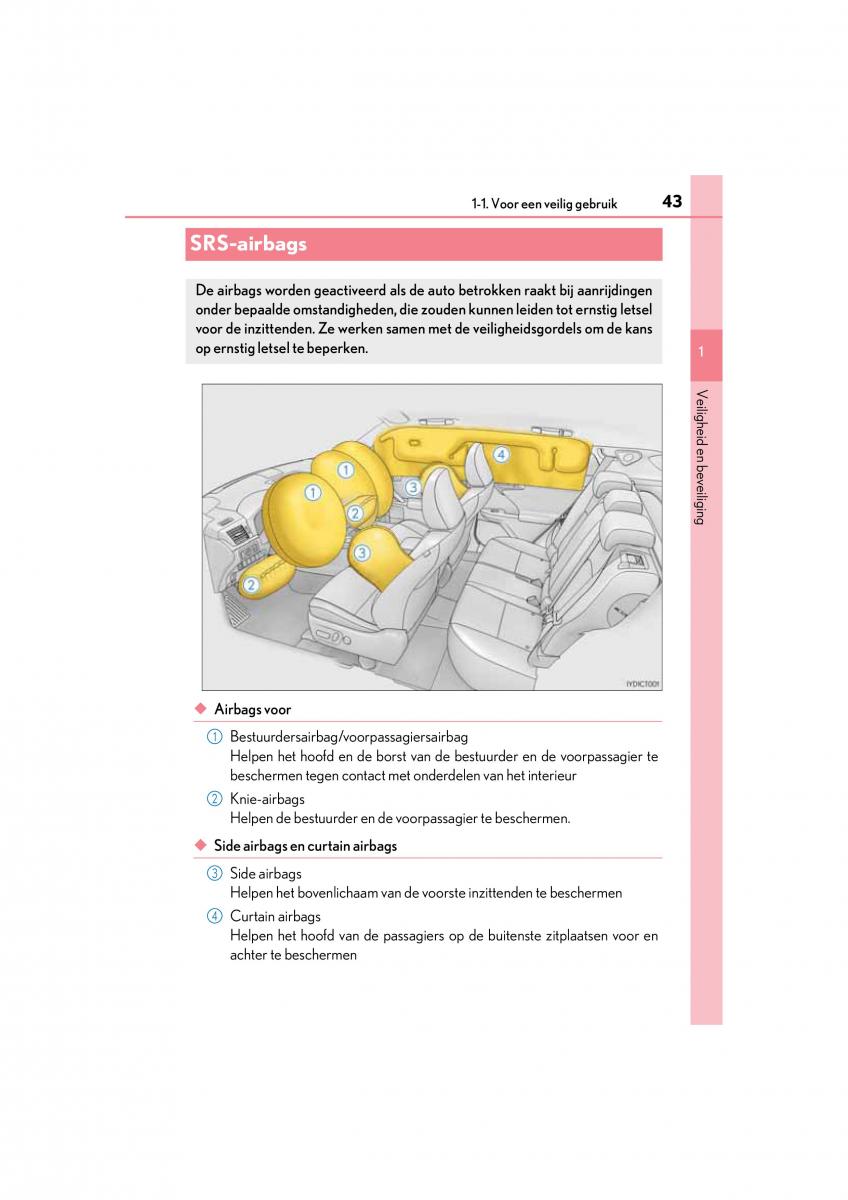 Lexus CT200h handleiding / page 43