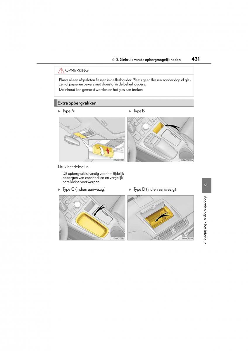 Lexus CT200h handleiding / page 431