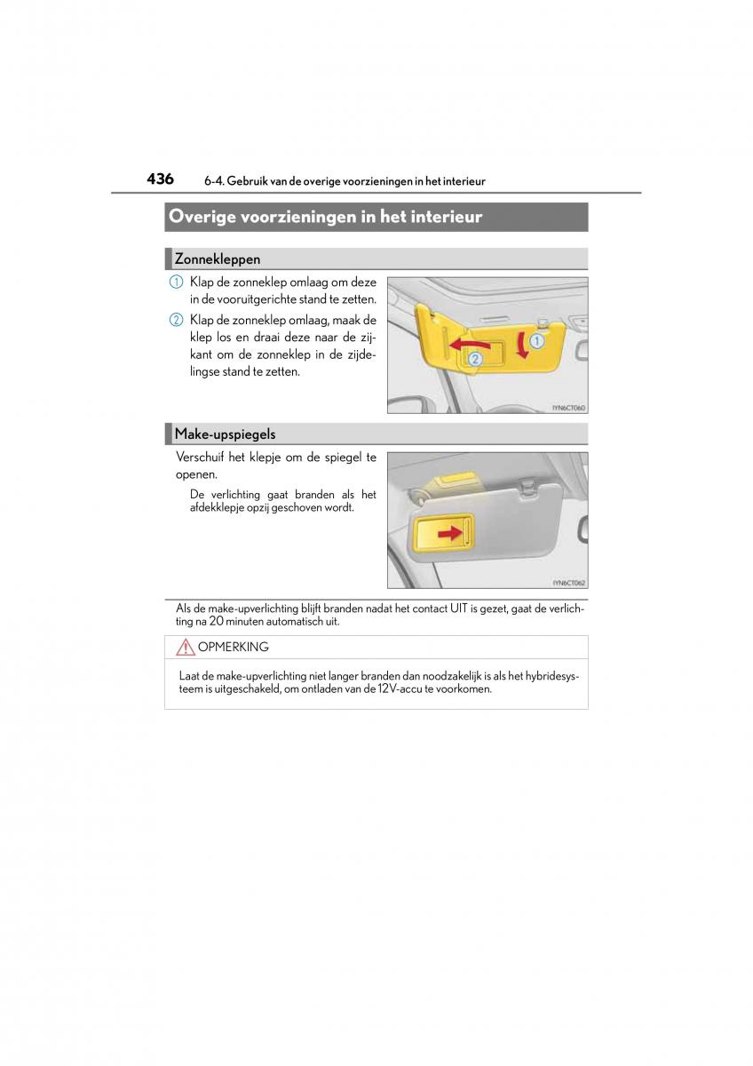 Lexus CT200h handleiding / page 436