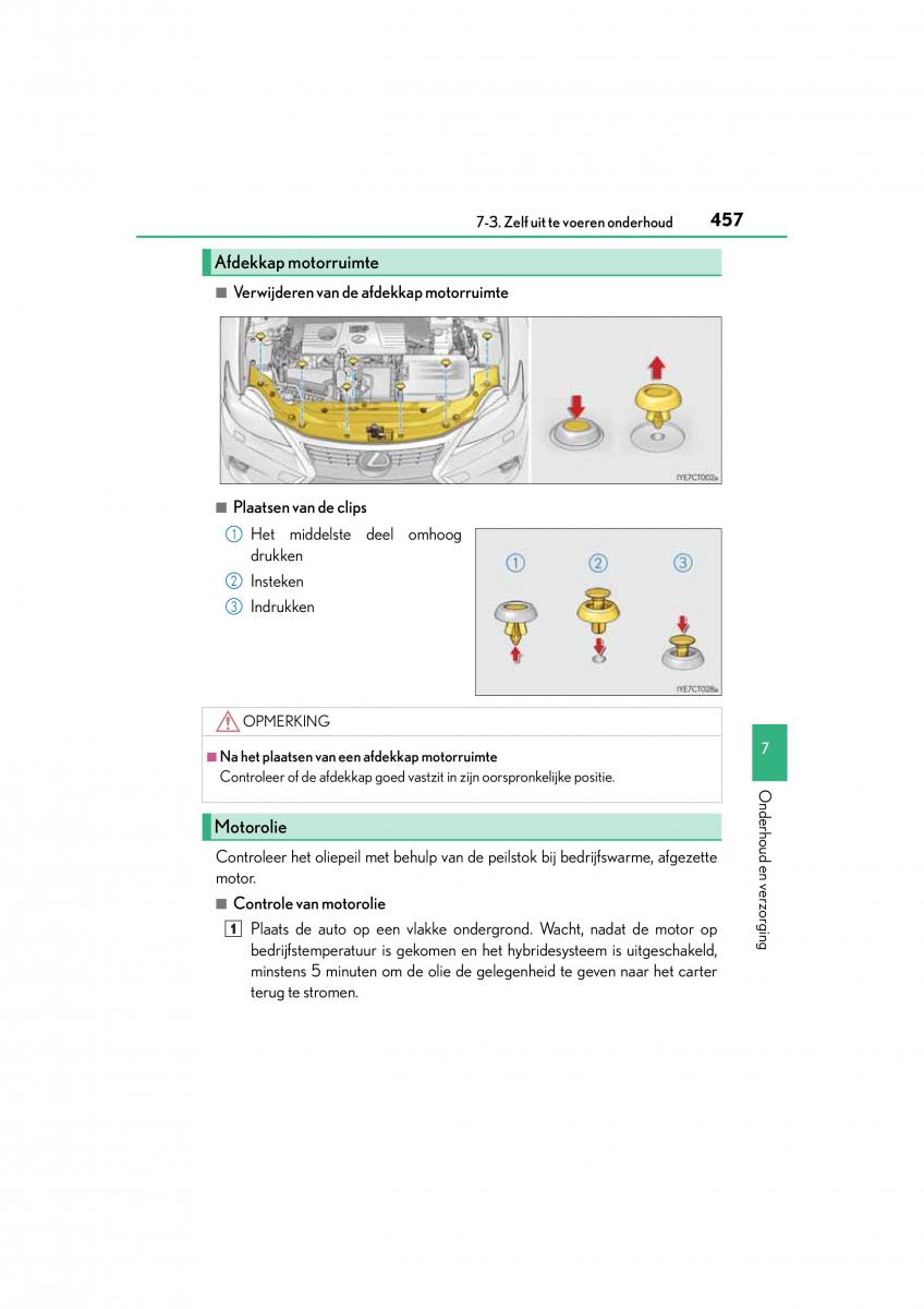 Lexus CT200h handleiding / page 457
