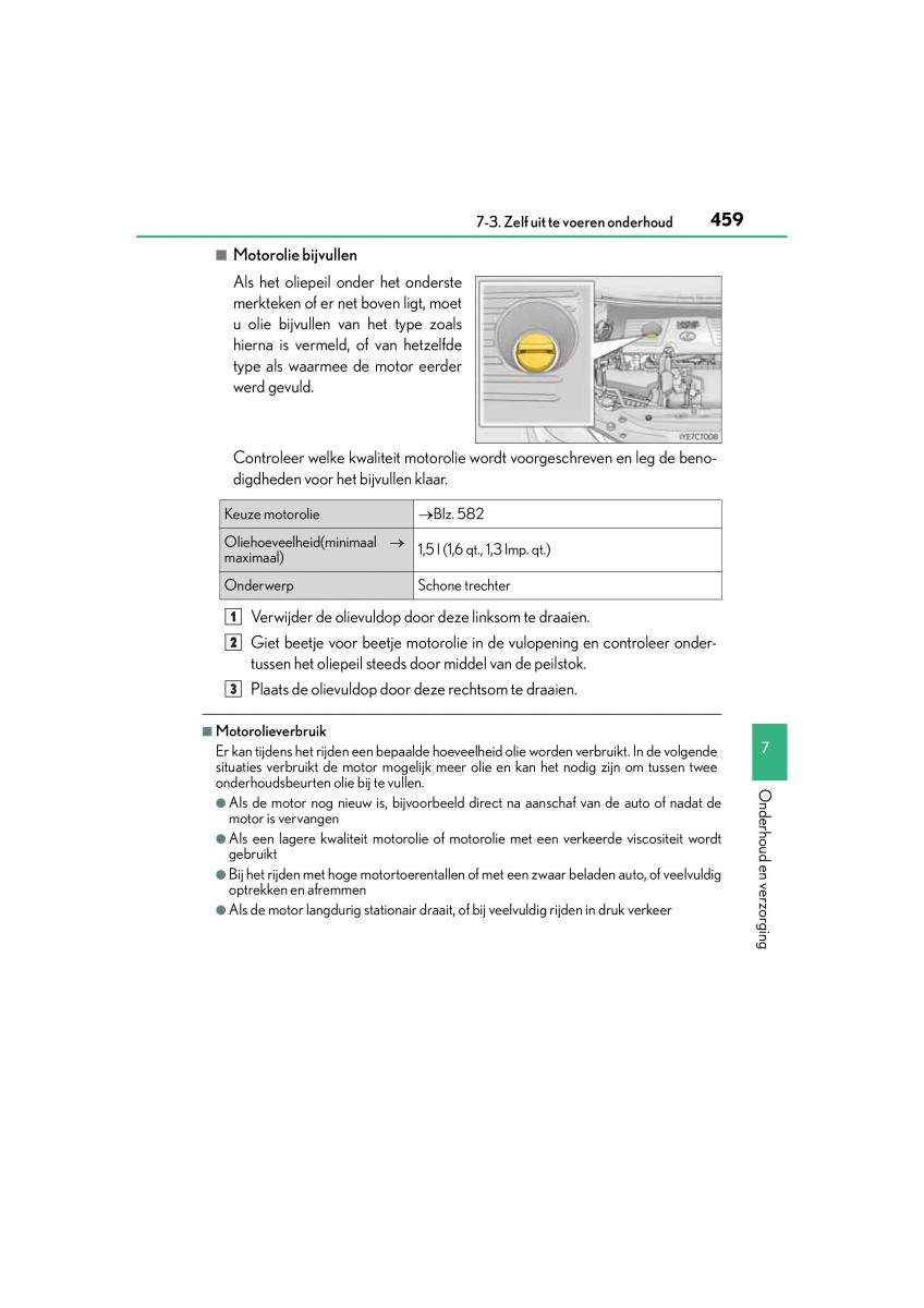 Lexus CT200h handleiding / page 459