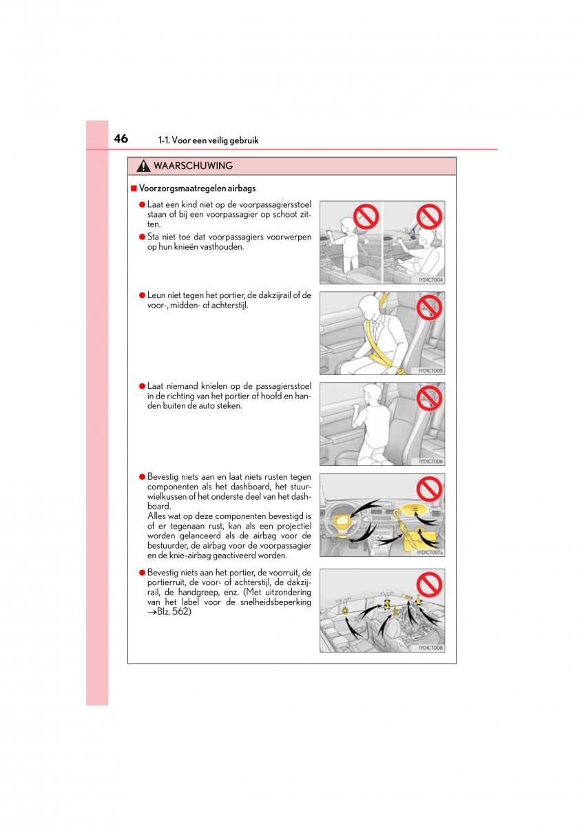 Lexus CT200h handleiding / page 46