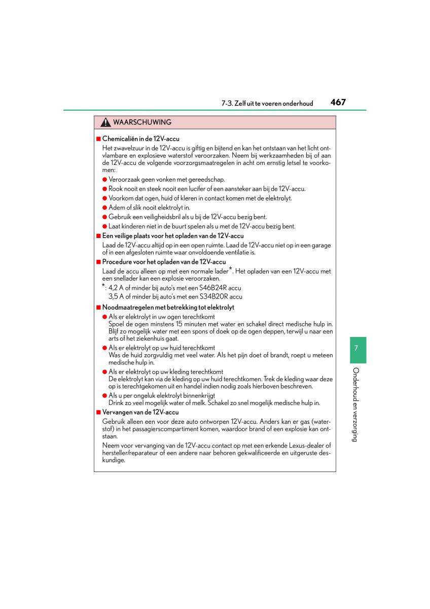 Lexus CT200h handleiding / page 467