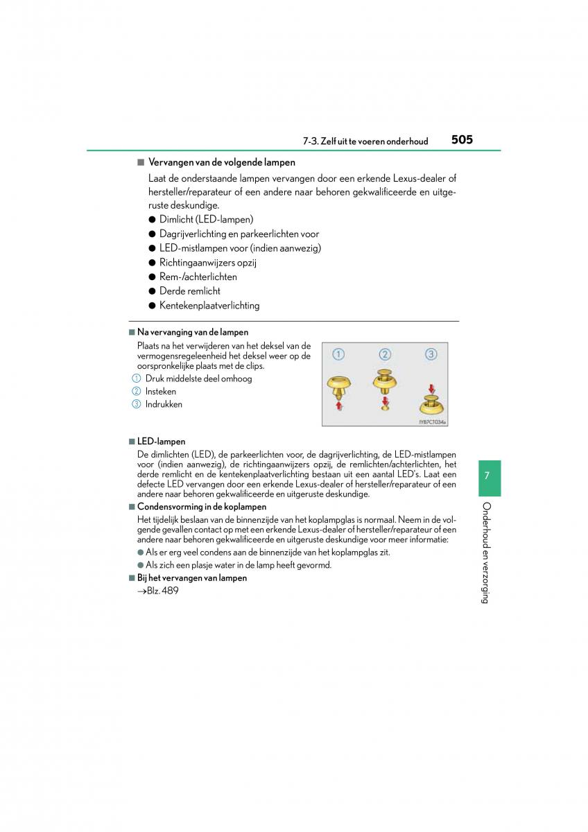 Lexus CT200h handleiding / page 505