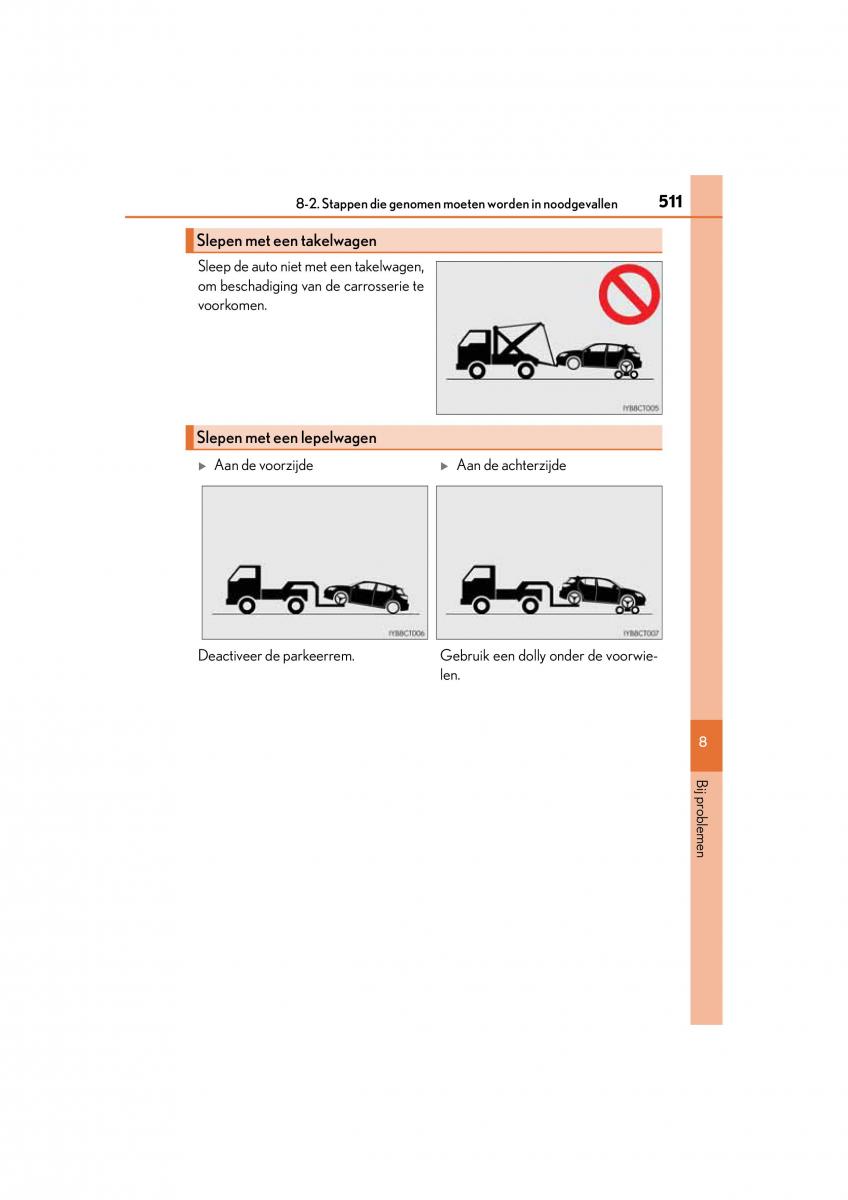 Lexus CT200h handleiding / page 511