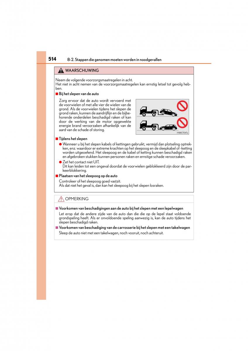 Lexus CT200h handleiding / page 514