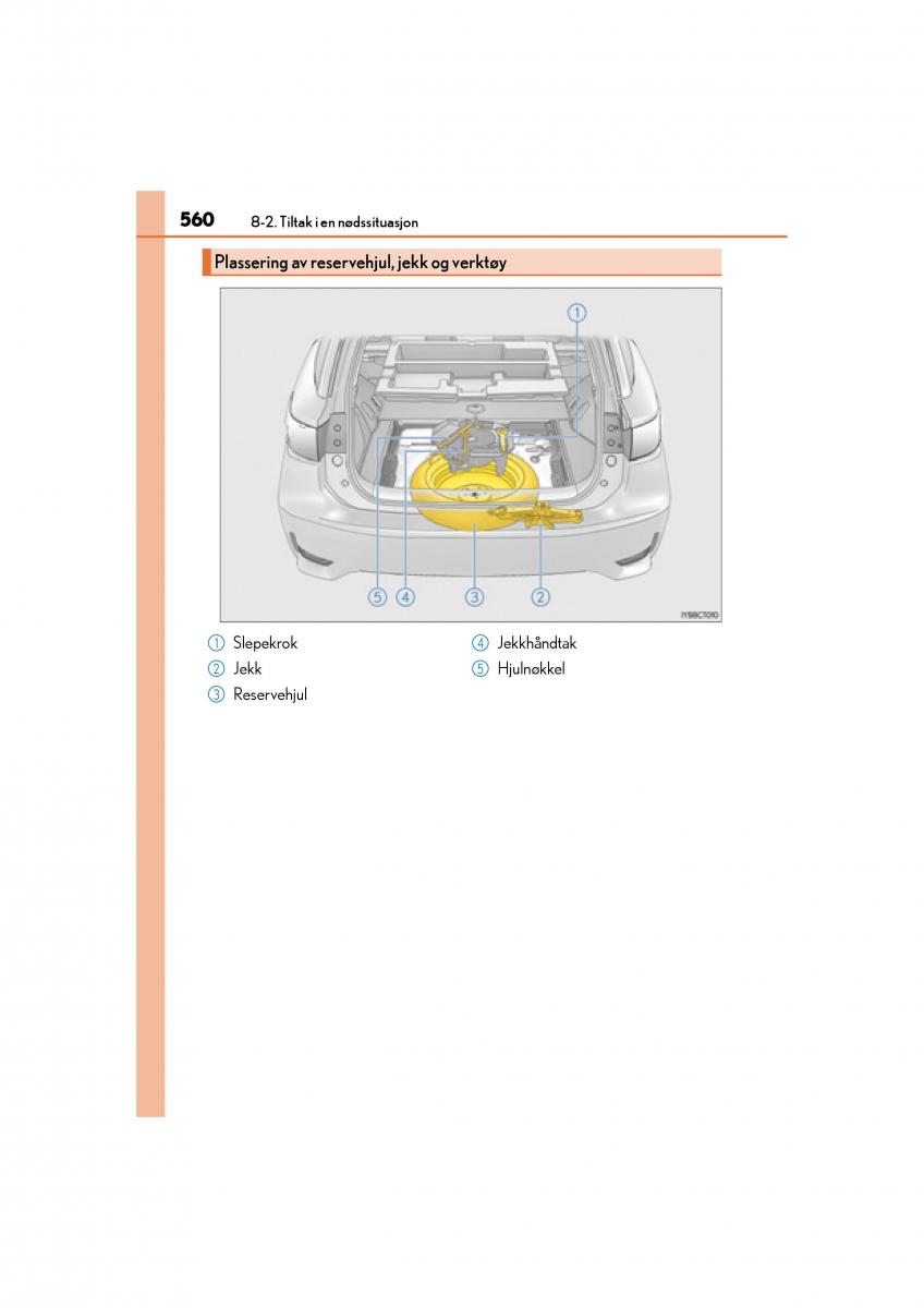 Lexus CT200h bruksanvisningen / page 562